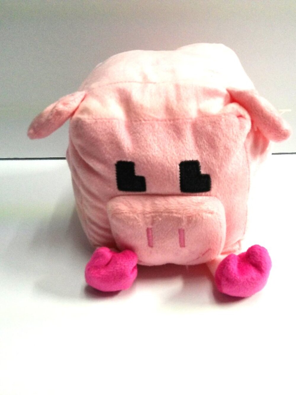 Minecraft Pixel Pink Pig Plush Nanco #PF-PCP30 9" Long x 6" Wide x 5.5" High